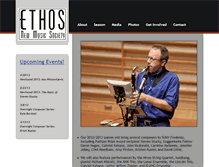 Tablet Screenshot of ethosnewmusic.org